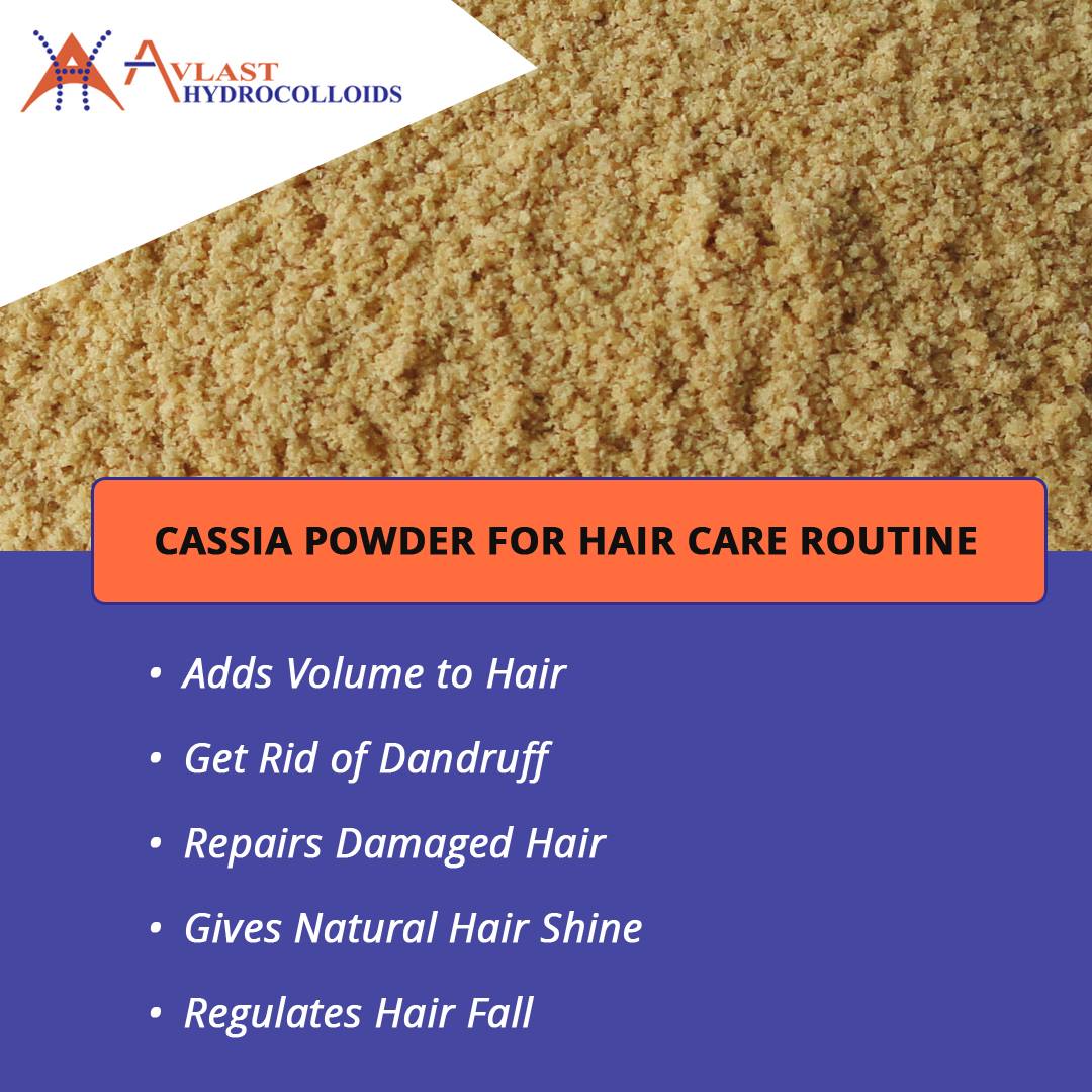 Cassia Gum Powder in Hair Care